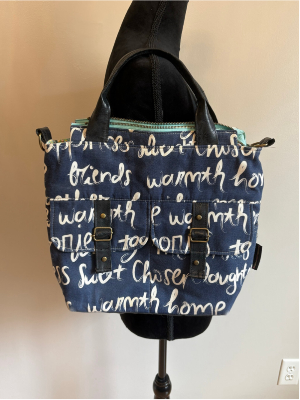 Women's Rebekah Scott Tote Bag One Size Blue White